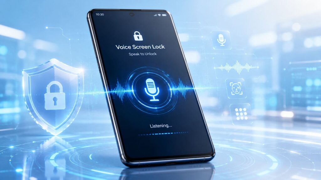 Voice Screen Lock on Android Mobile