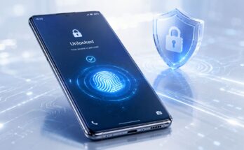 Android Display Fingerprint Lock Setup