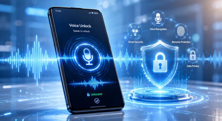 Secure Android Smartphone with Voice Lock